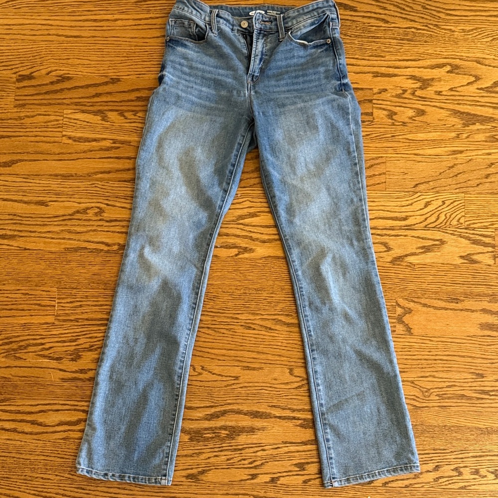 Old Navy Women's Light Blue kicker Boot Cut Jeans